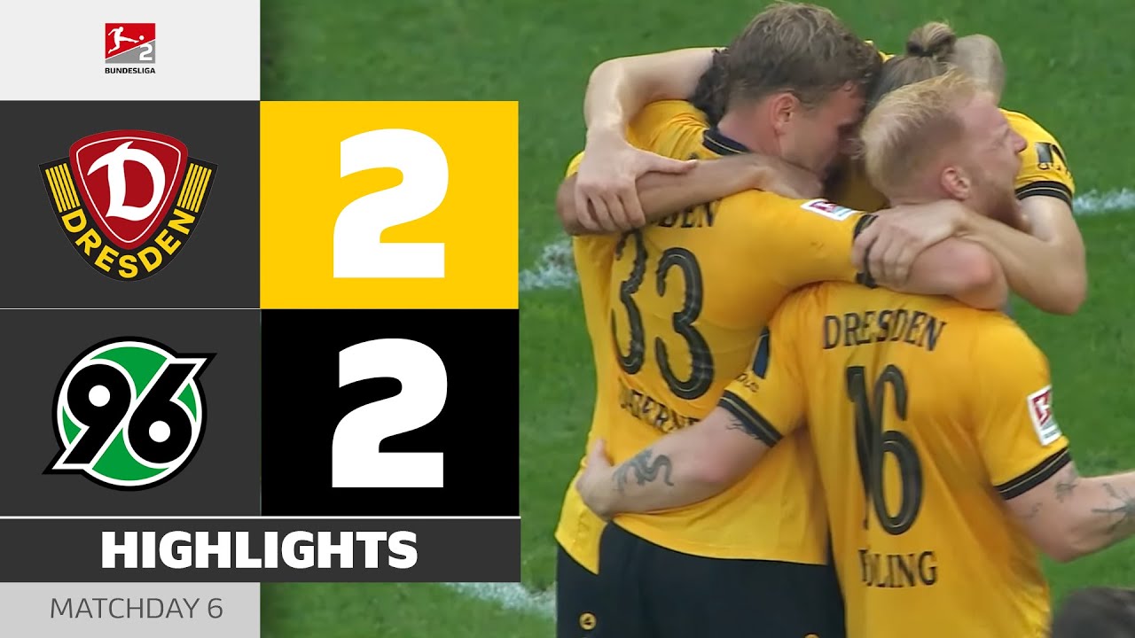 Hannover Stumble In Dresden | DYNAMO DRESDEN - HANNOVER 96 | Highlights | MD6 - Bundesliga 2 2025/26