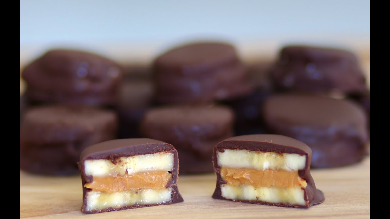 CHOCOLATE BANANA PEANUT BUTTER BITES (3 INGREDIENTS)