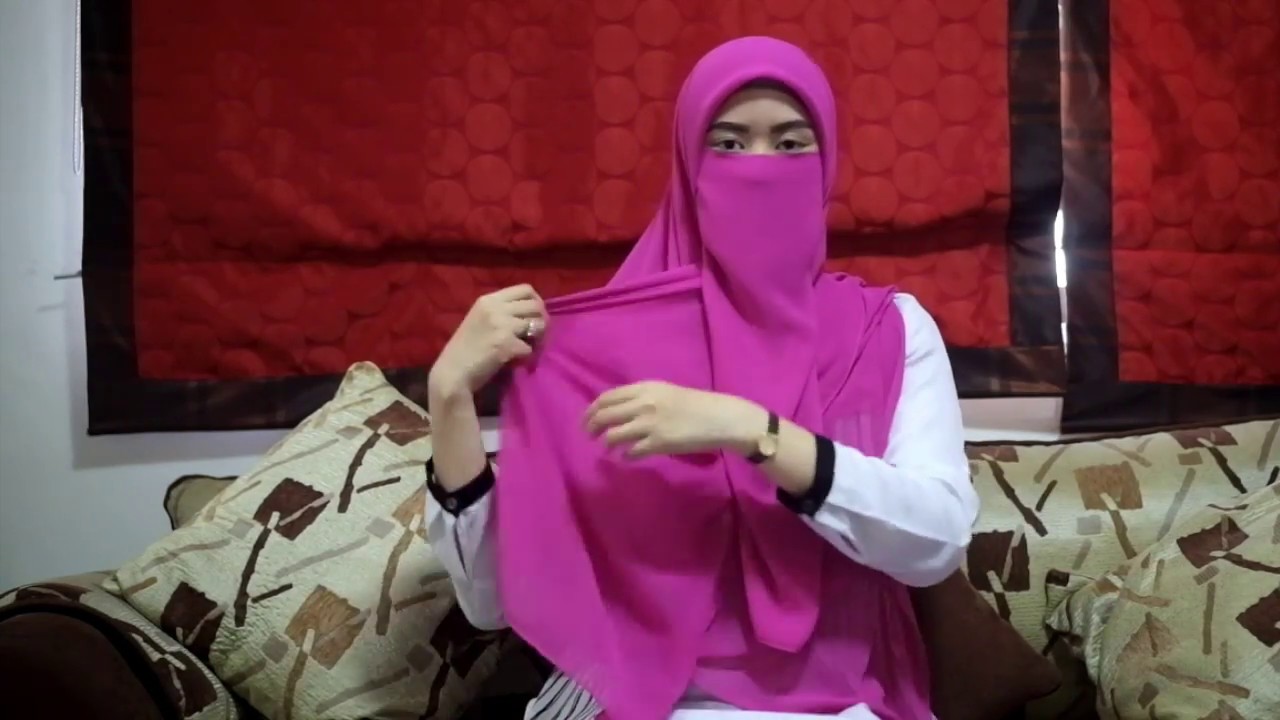 Large Square Hijab Tutorial