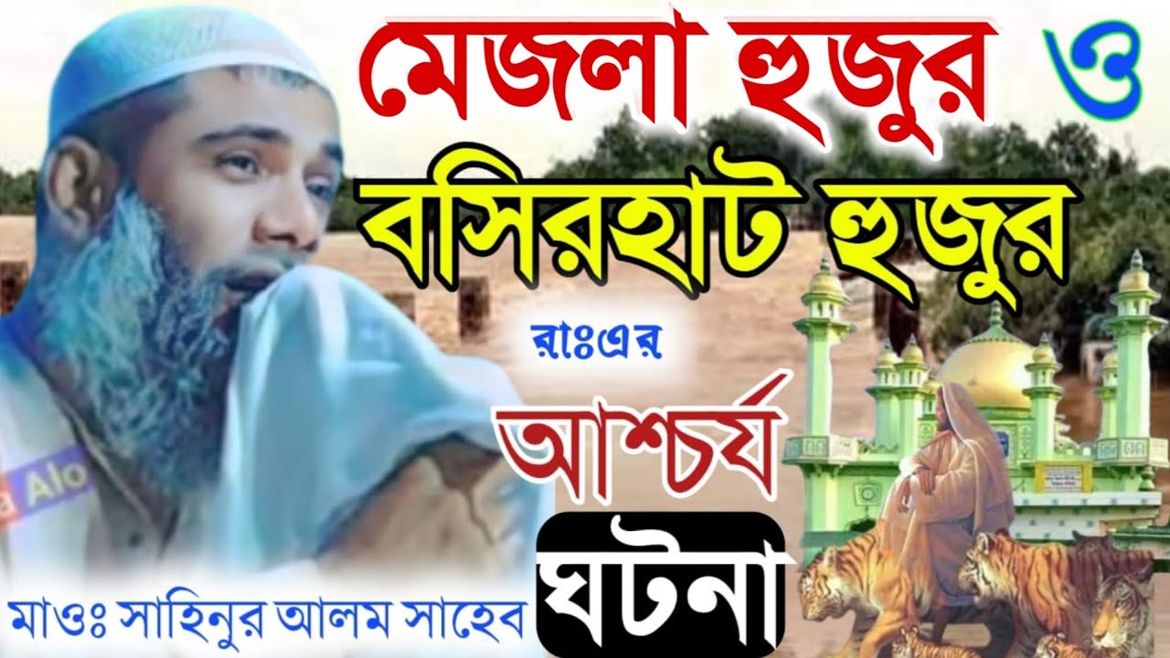 মেজলা হুজুর ও বসিরহাট হুজুরের আশ্চর্য ঘটনা | মাওঃ শাহানুর আলম সাহেব | Maulana Sahanur Alam waz