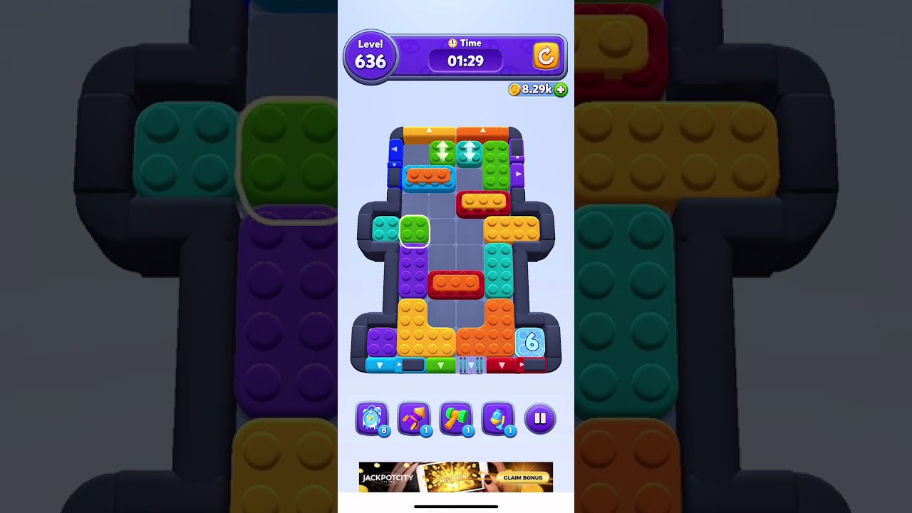 Solve Color Block Jam 636