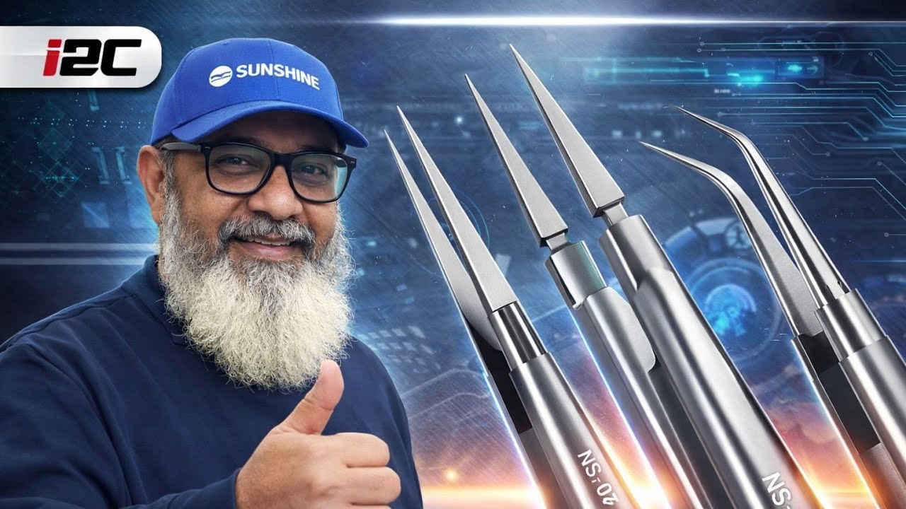 I2C 3D Tweezers Set 🔥 NS-02 NS-03 NS-01 NS-04 | Best for Repairing| Order Now Simlock Communication