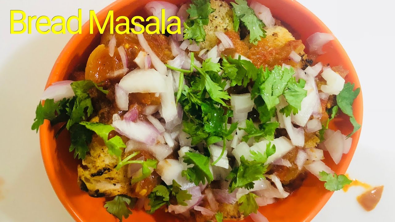 Bread Masala || Bread Masala recipe in telugu || Masala Bread In Telugu || Easy Bread Snack Recipe