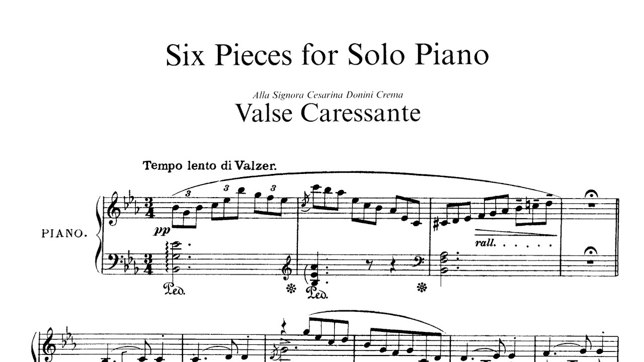 Six Pieces for Piano - Respighi/Nathan Gnewikow
