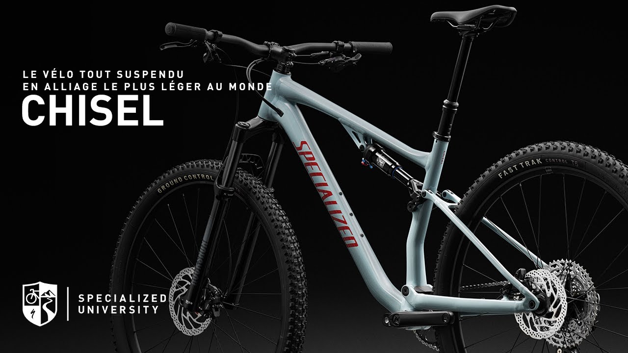 Specialized Chisel, le vélo tout suspendu en alliage le plus léger et le plus rapide au monde