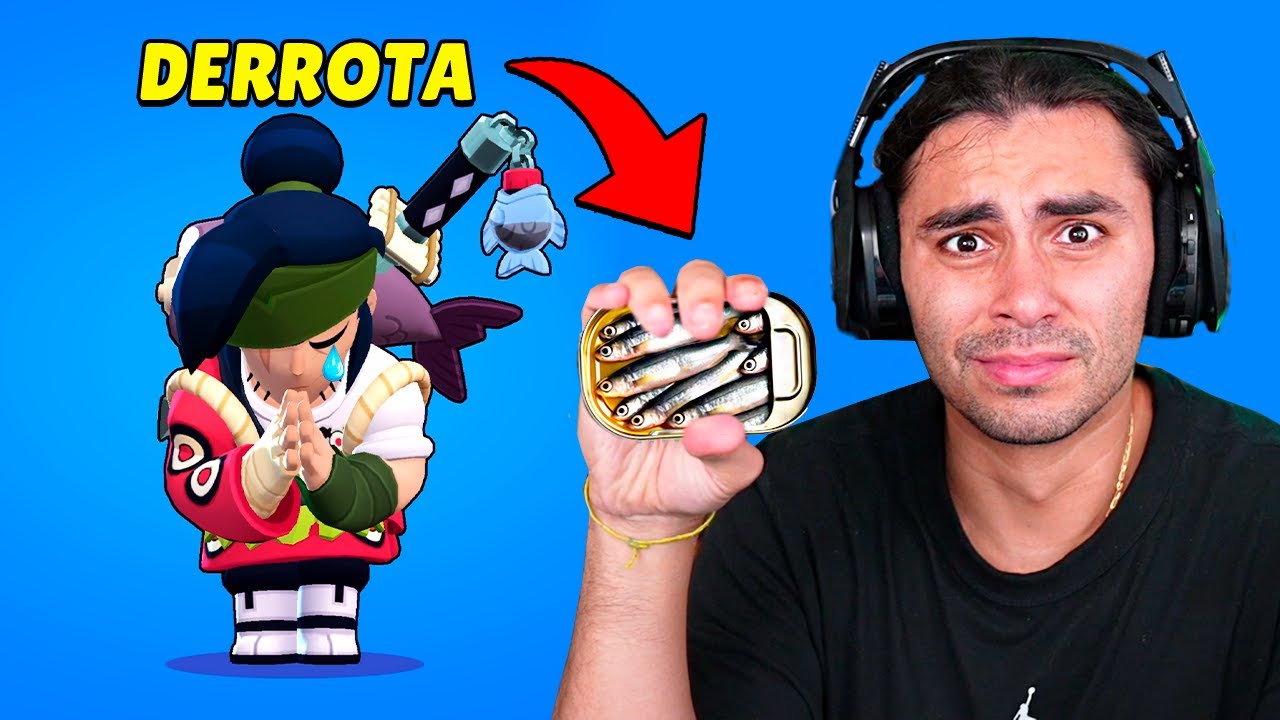 ЕСЛИ Я ПРОИГРАЮ, Я СЪЕМ ЕДУ БРАУЛЕРА В BRAWL STARS