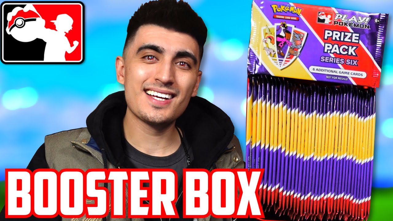 I DID IT! PLAY Pokemon PRIZE PACK BOOSTER BOX OPENING! (Series 6)