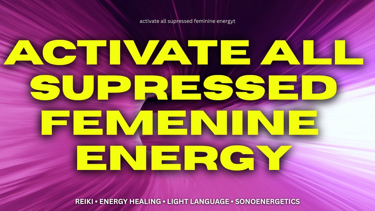 Reclaim your feminine power - heal your divine feminine - activate your sacral chakra - reiki energy