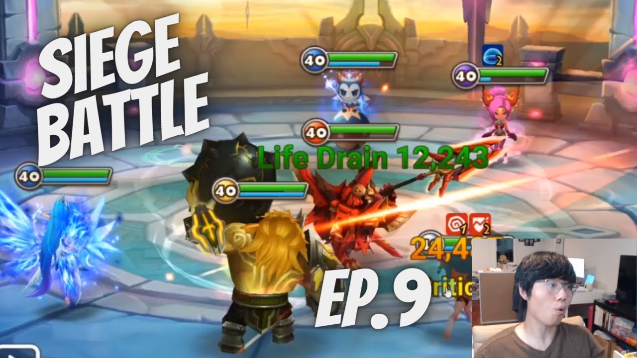 I Got Rekted By Khmun, Orion, Miho Team in Siege - Summoners War