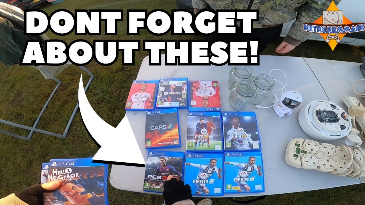 Don't FORGET About These! Video Game Hunting @ My Local Car Boot Sale!