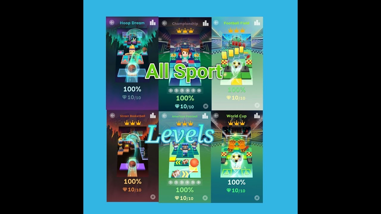 Rolling Sky - All Sport Levels