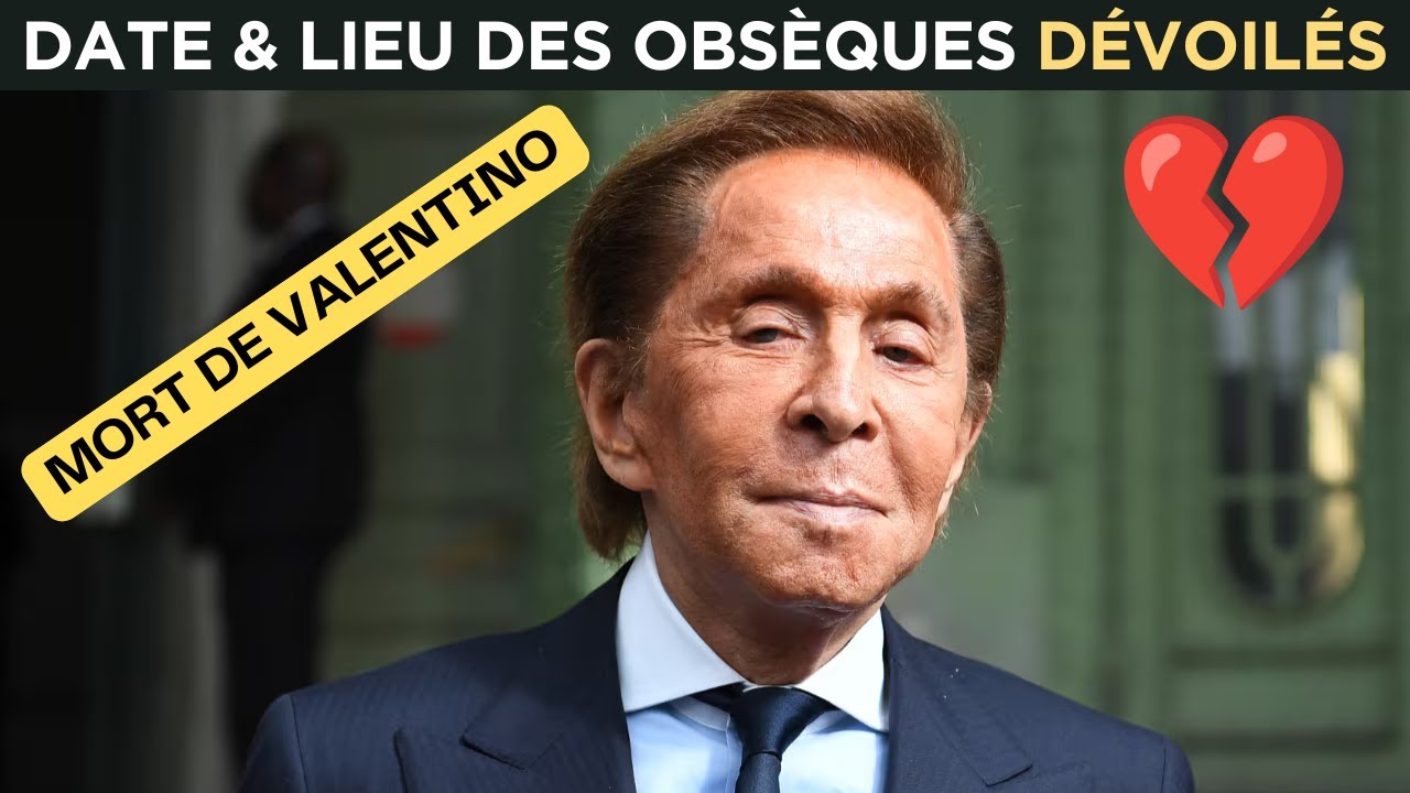 Mort de Valentino Garavani : Date et Lieu des Obsèques enfin Dévoilés