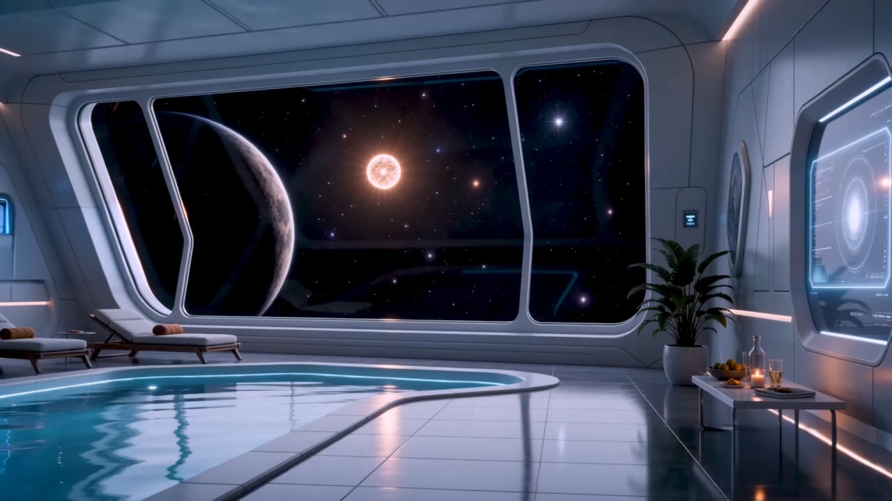 Deep Space Ambient 🌌 Relaxing Sci-Fi Music for Sleep, Focus & Meditation (12 Hours)