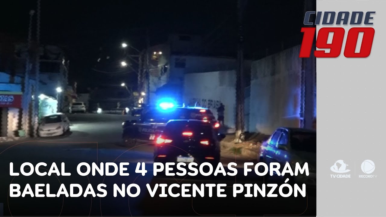 Equipe do Cidade 190 vai ao local onde pessoas foram baleadas no bairro Vicente Pinzón | Cidade 190