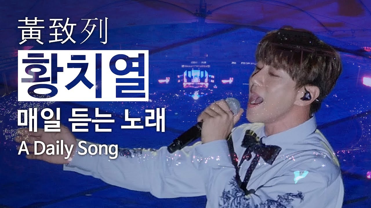 180901 황치열 Hwang Chiyeul 黄致列 : 매일 듣는 노래 A Daily Song 떼창 : 편집 Edited fancam : INK concert 인천 한류관광콘서트
