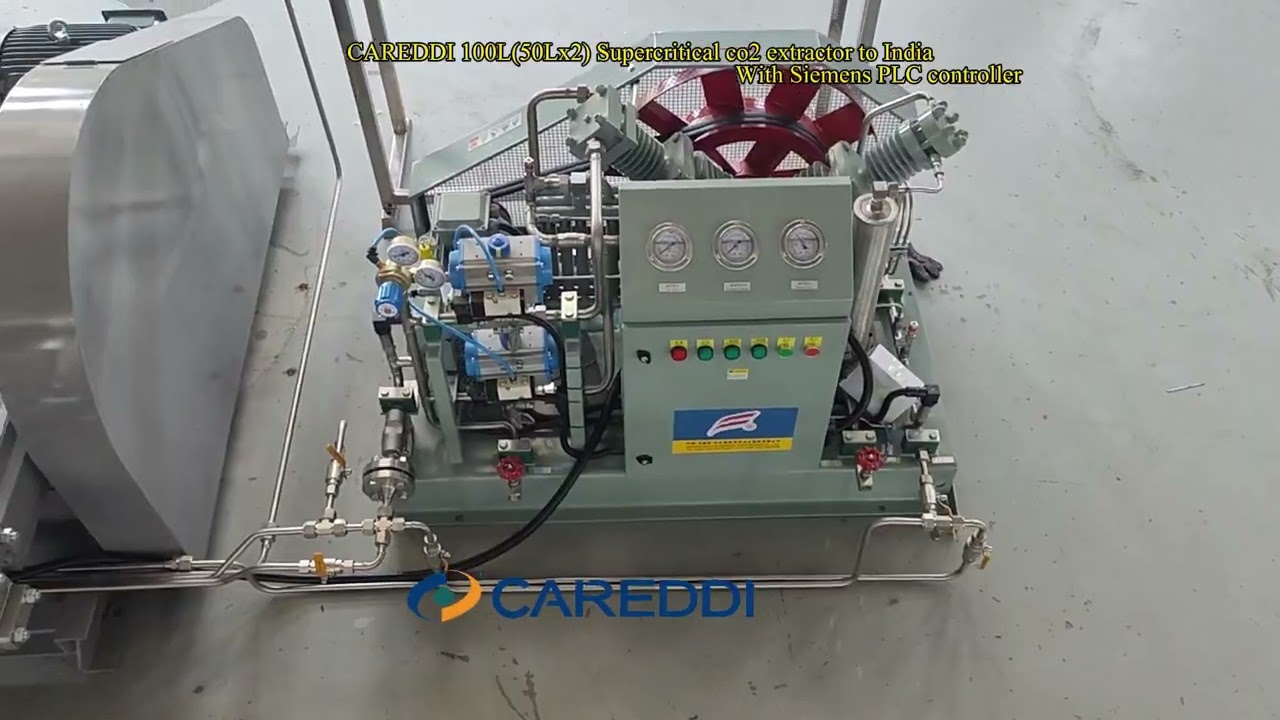 Supercritical co2 extraction machine 100L(50Lx2) PLC Controller