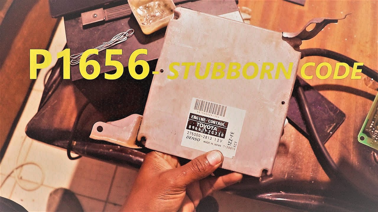 P1656 stubborn code -variable valve timing vvti solenoid. Intermittent check engine light.