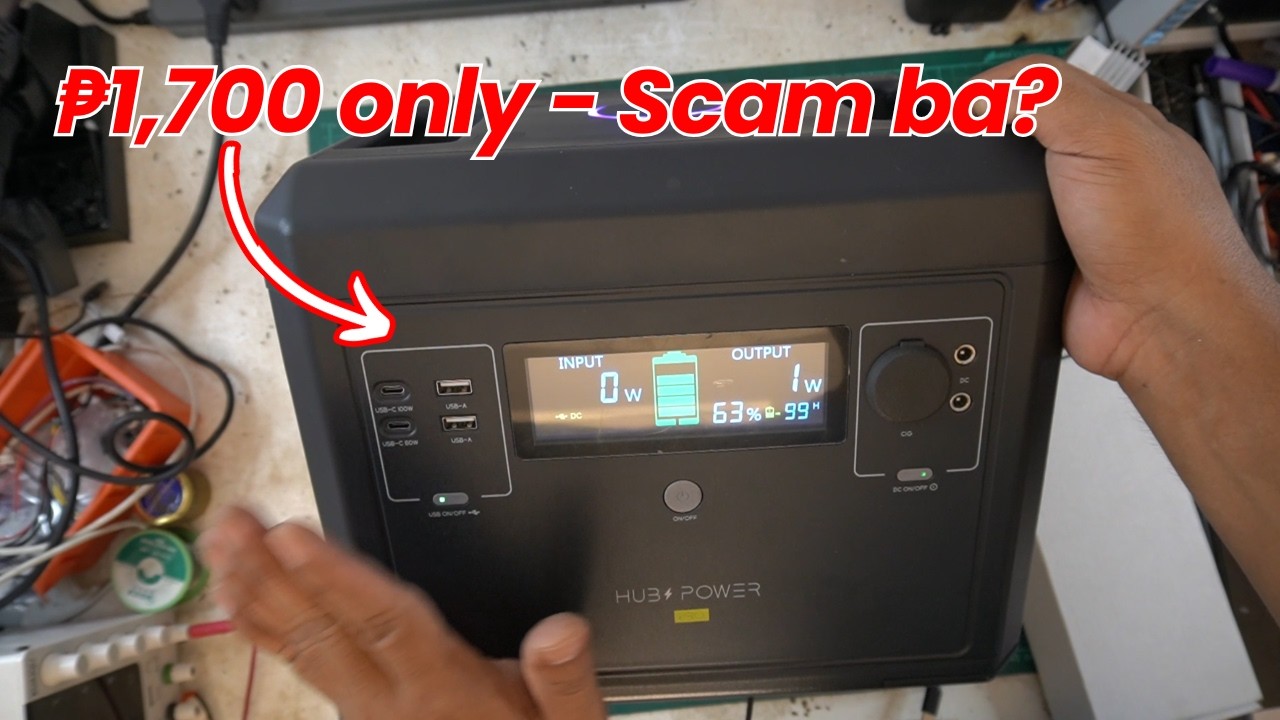 Cheapest powerstation na nabili ko - Hubz Power station testing