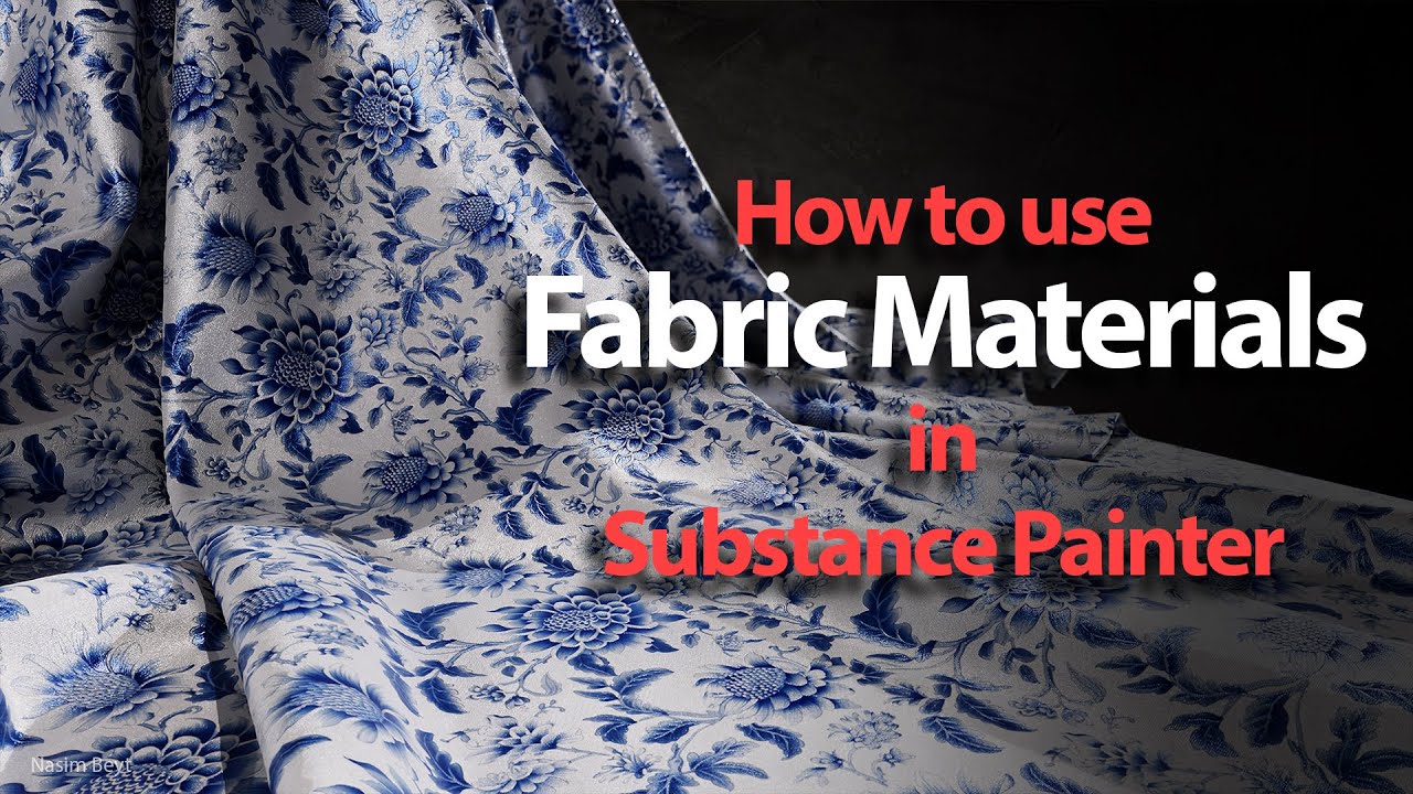 How to use fabric material in Substance Painter - Delph Silk Fabric