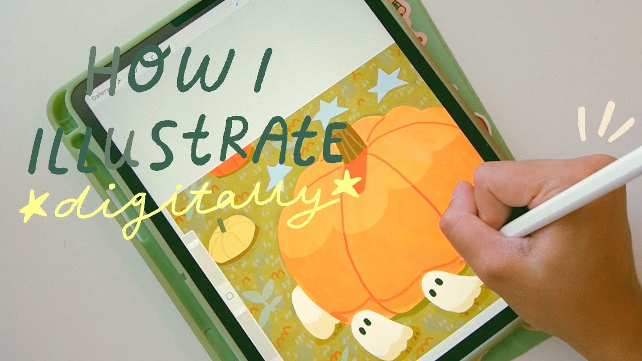 how i digitally draw using procreate! updated process + brushes