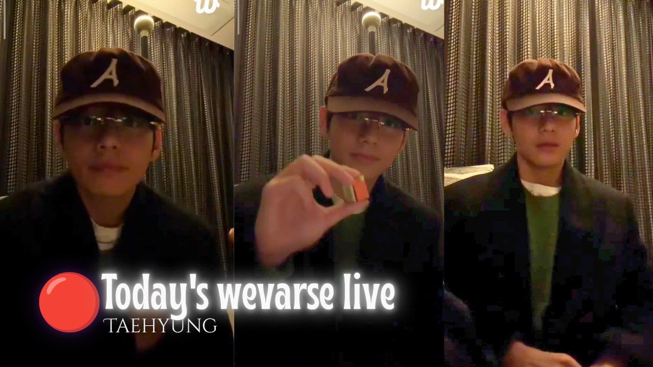 🔴 BTS Taehyung Today's WEVARSE LIVE 🔴 || 22.12.25 || BTS live 