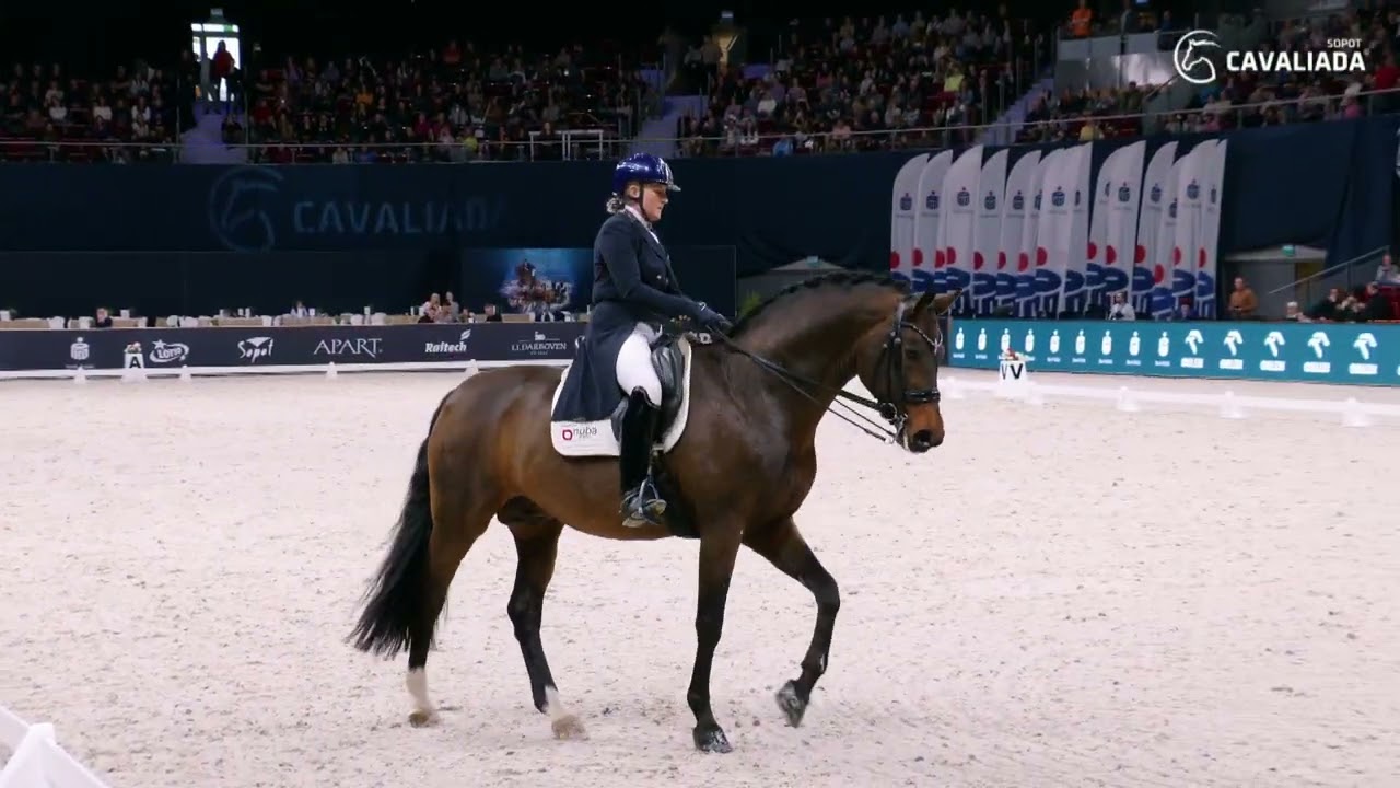 CAVALIADA Sopot 2024: Sandra Sysojeva, FOUND BOY, CAVALIADA DRESSAGE TOUR
