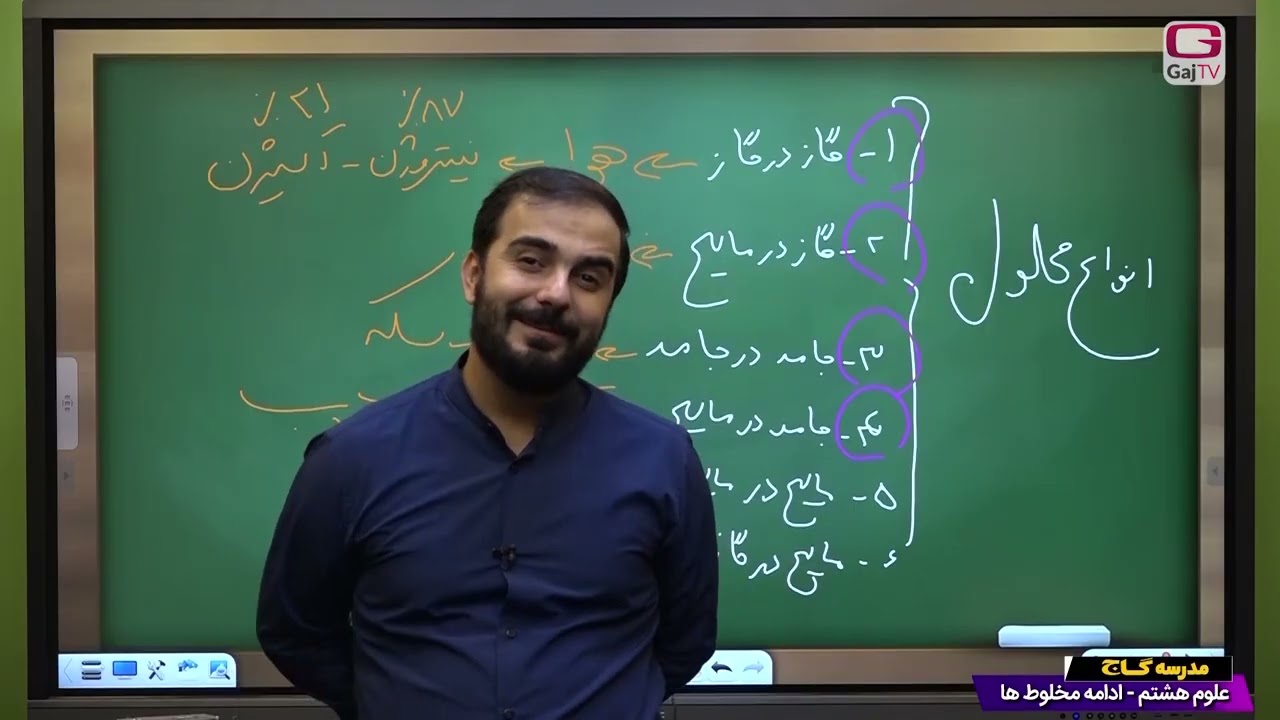 پایه هشتم- علوم- جلسه دوم
