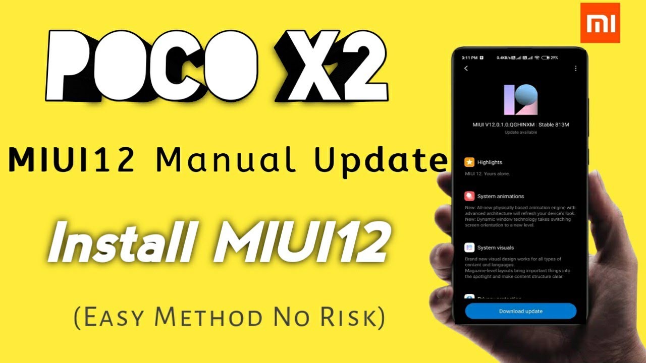 அப்டேட் வரலையா? |  Install MIUI12 POCO X2 | manual Update | Miui12 tamil | TECH2TAMIL
