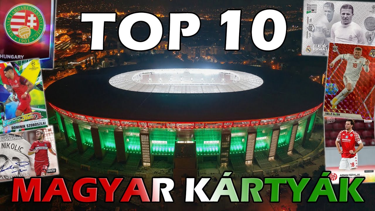 TOP 10 Legjobb Magyar Focis Kártya | Aláírtak, mezesek, 1/1 számozott lapok