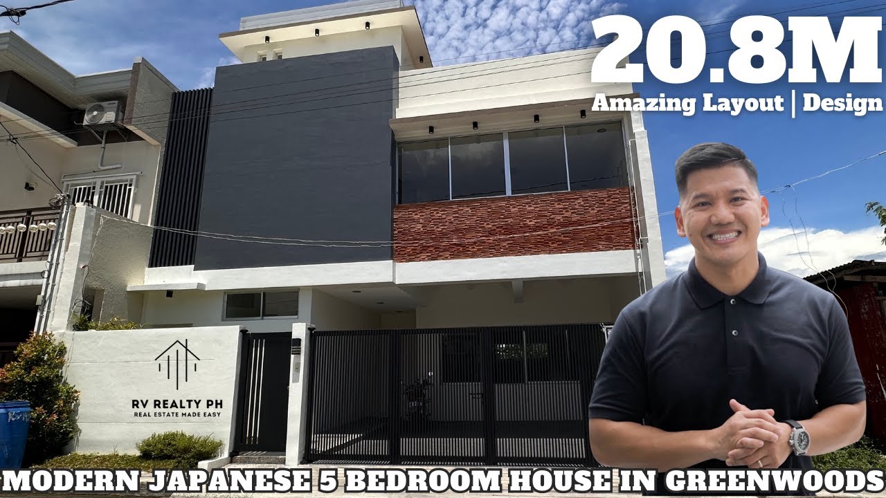 House Tour 06: Modern Japanese 5 Bedroom House For Sale in Greenwoods, Pasig!