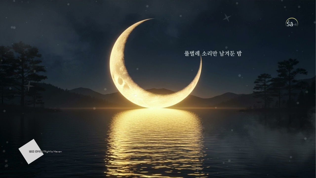 밤 하늘에 스미는 달빛 한 조각, 풀벌레 소리와 함께하는 치유의 밤 (A Piece of Moonlight: Healing Night with Crickets)