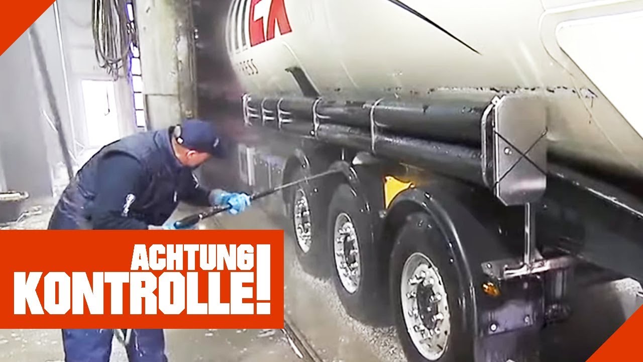 Die XXL LKW-Waschanlage! Echte Handarbeit! | Achtung Kontrolle | kabel eins