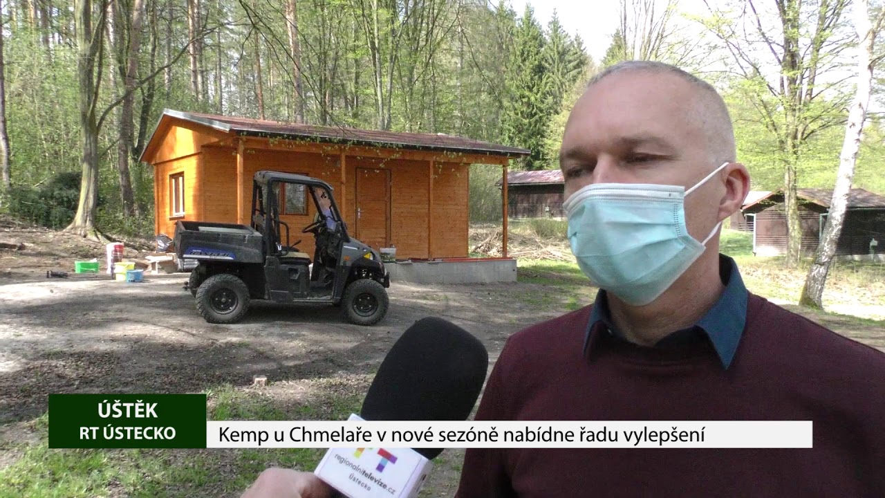 Úštěk: Kemp u Chmelaře v nové sezóně nabídne řadu vylepšení