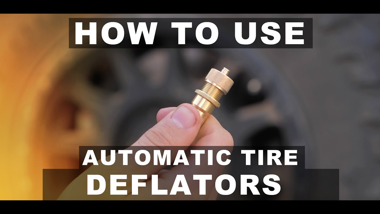 How to Use Automatic Tire Deflators
