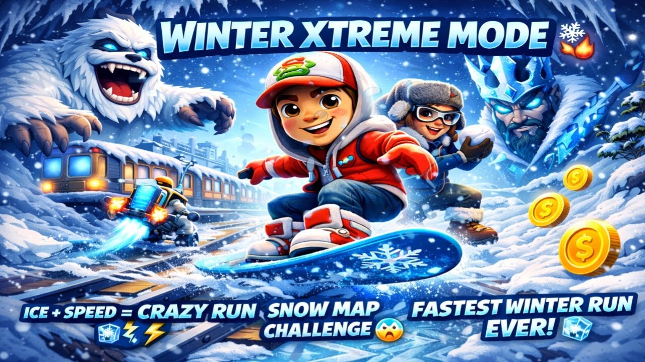 Subway Surfers Winter Xtreme New Update Live #shorts #shortslive #subwaysurfers #shortsfeed #gaming