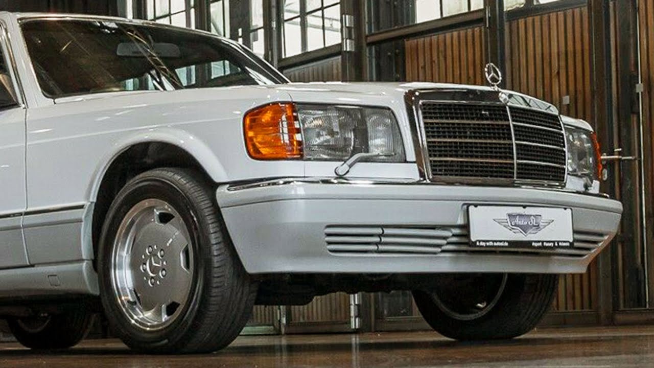 w126 Mercedes-Benz 560 SEL white S-class 1989