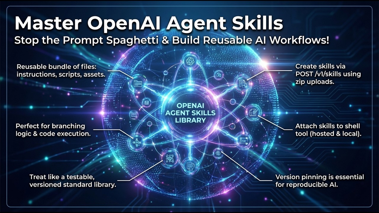 Master OpenAI Agent Skills: Stop the Prompt Spaghetti & Build Reusable AI Workflows!
