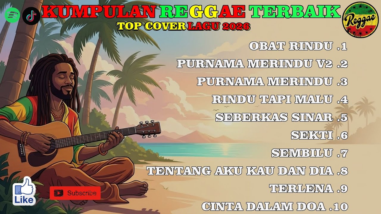 Musik Reggae Santai Full Playlist || Irama Chill Pengantar Waktu Tenang