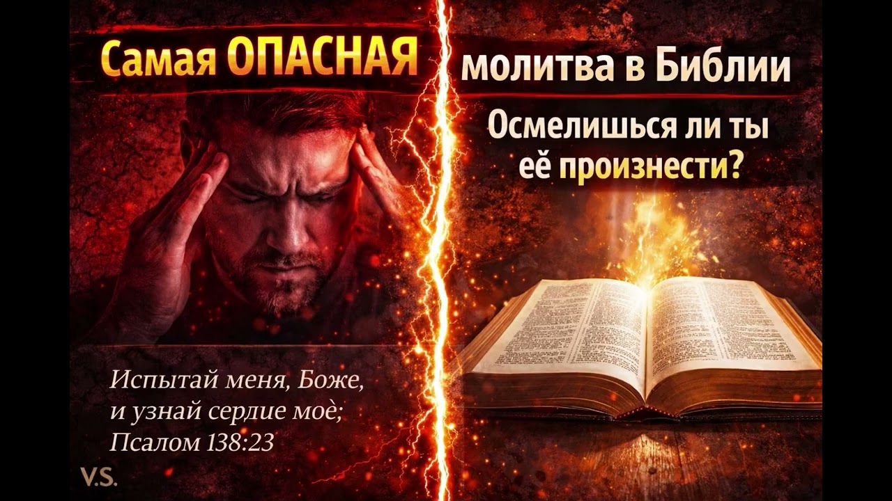 Самая опасная молитва в библии. Осмелишься ли ты её произнести? 