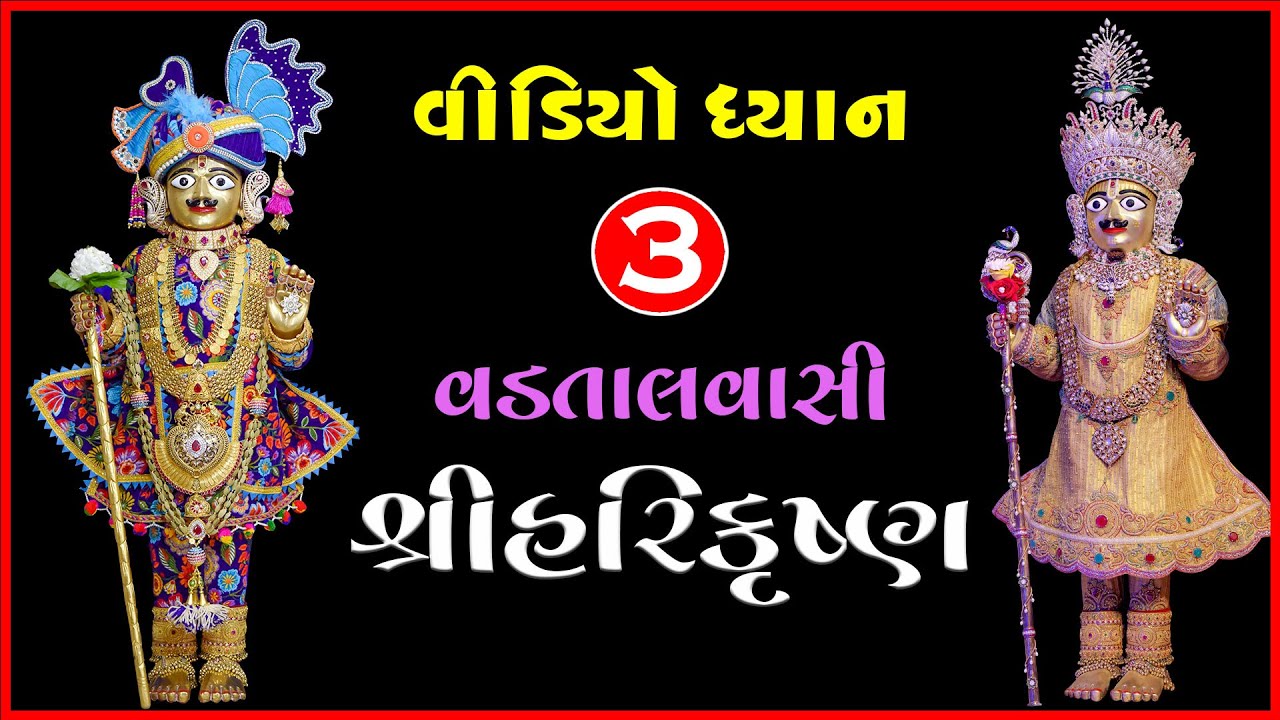 Video Dhyan 03 | Vadtalvasi Shree Harikrushna | વીડિયો ધ્યાન - ૦3 | Pu. Gyanjivandasji Swami -Kundal