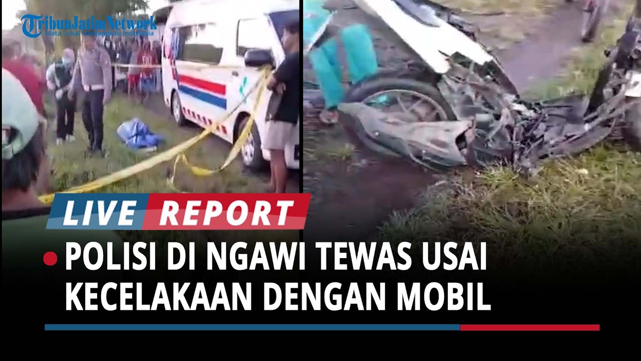 Anggota Polisi di Ngawi Tewas Setelah Adu Banteng dengan Mobil