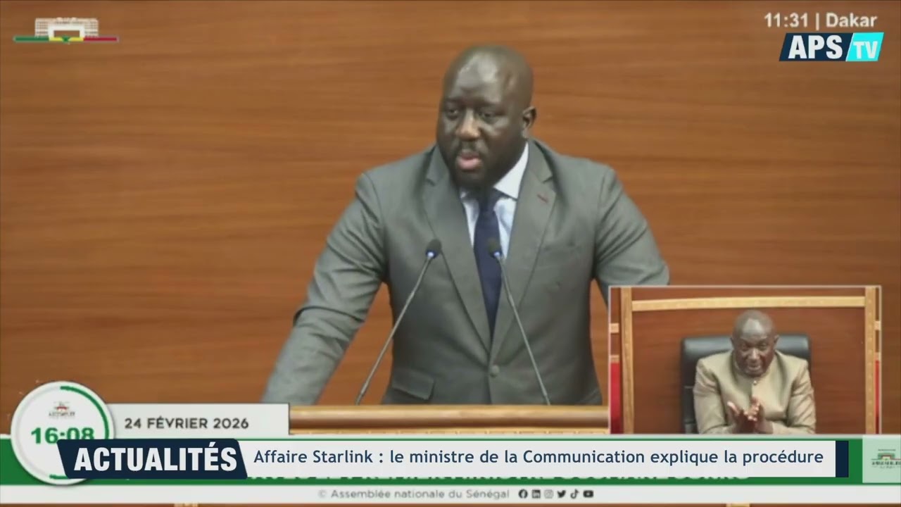 Le ministre de la Communication a apporté des précisions sur les démarches concernant Starlink
