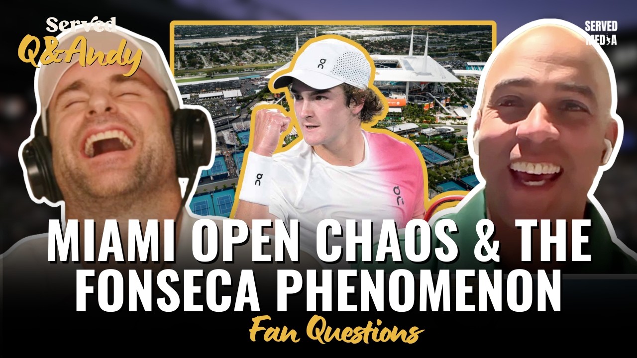 Electric Scooters, Rain Delays, & Cartwheels in Luxury Suites at Miami Open | Q&Andy