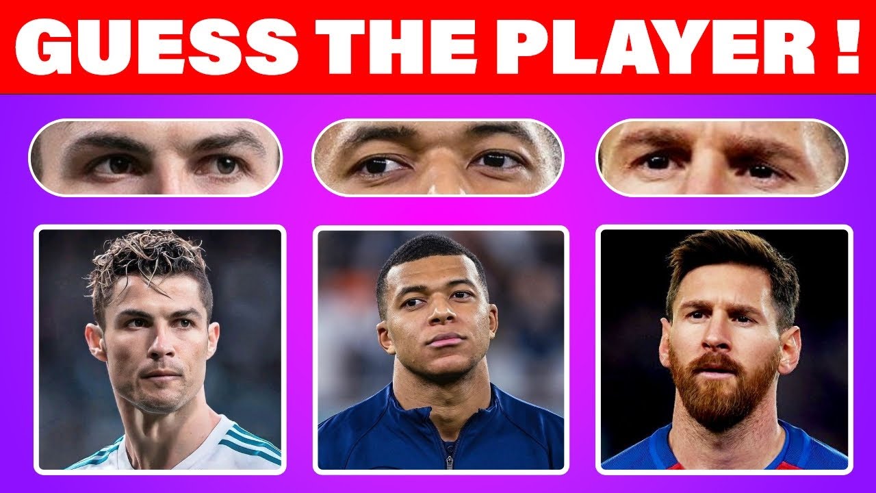 Guess 50 Football Players by Their Eyes 👀⚽ | Easy to Hard Challenge (Ultra Quiz)