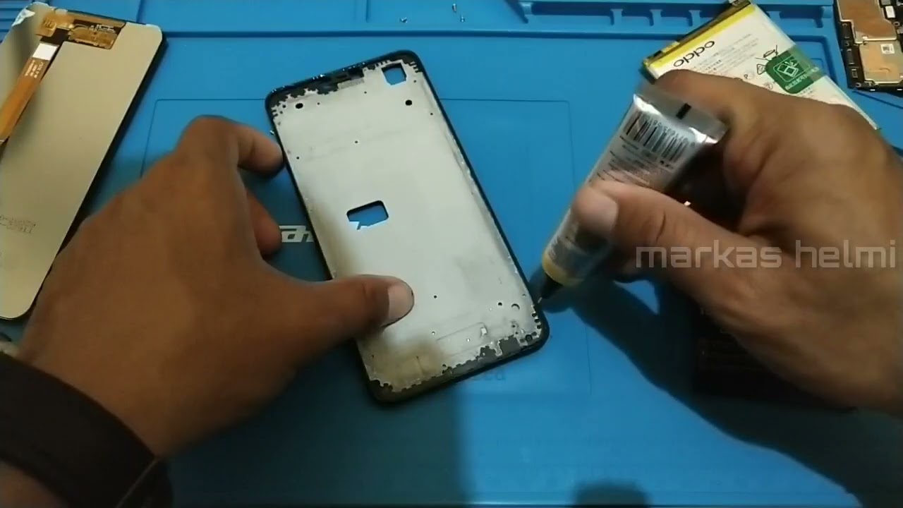 cara ganti lcd oppo a3s