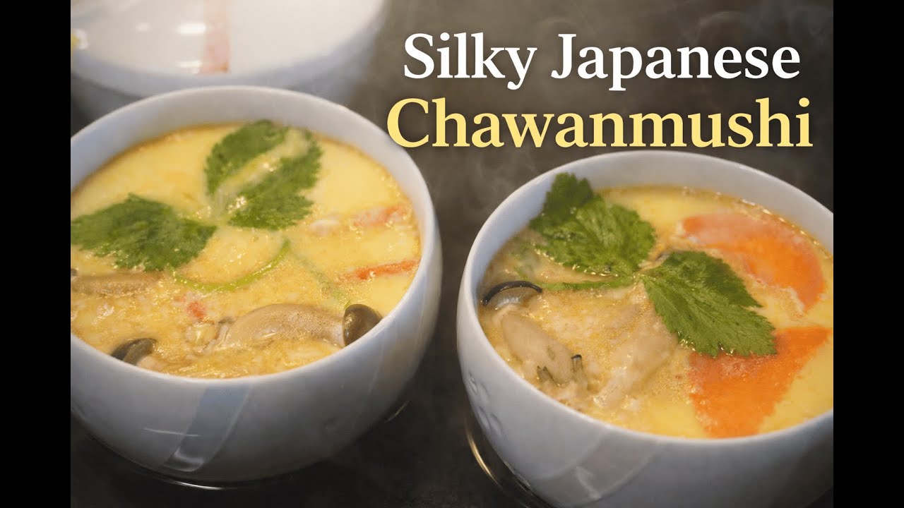 Japanese Chawanmushi (茶碗蒸し) 🍵 Silky Smooth Savory Egg Custard