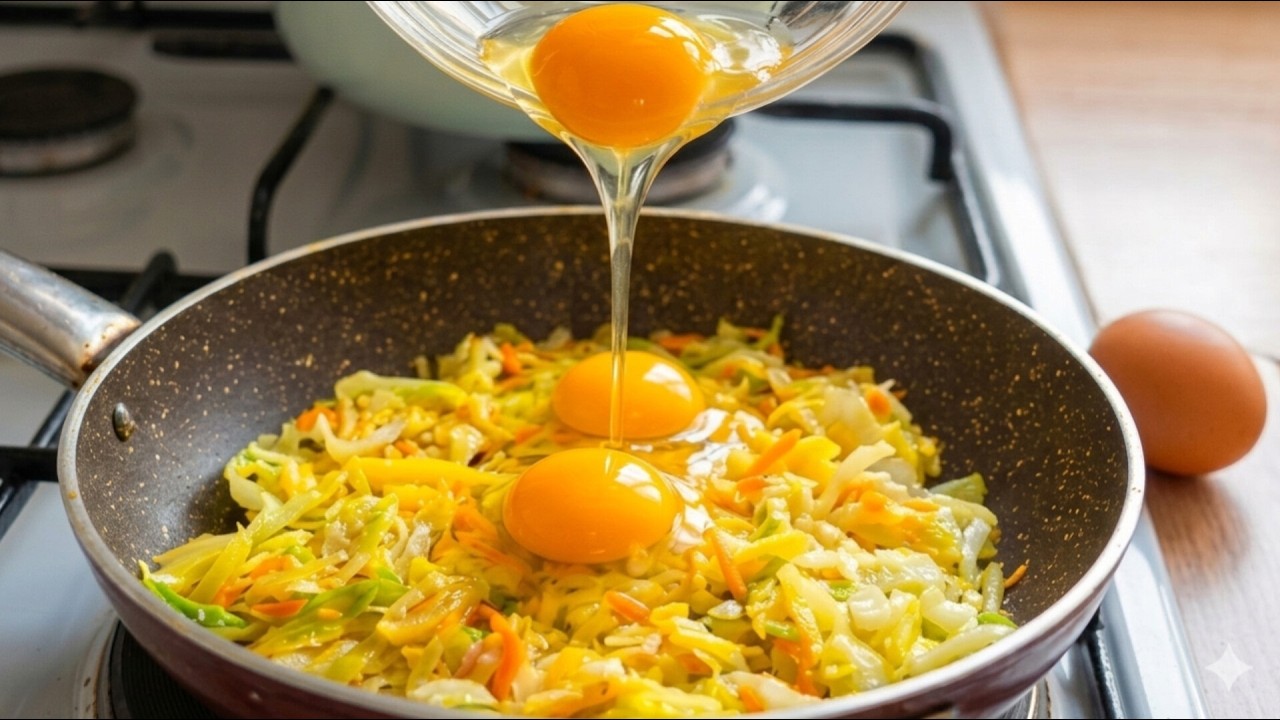 Keine Zeit zum Kochen?Kohl und Eier retten Ihr Frühstück in 10 Minuten!Die 3 besten schnellen