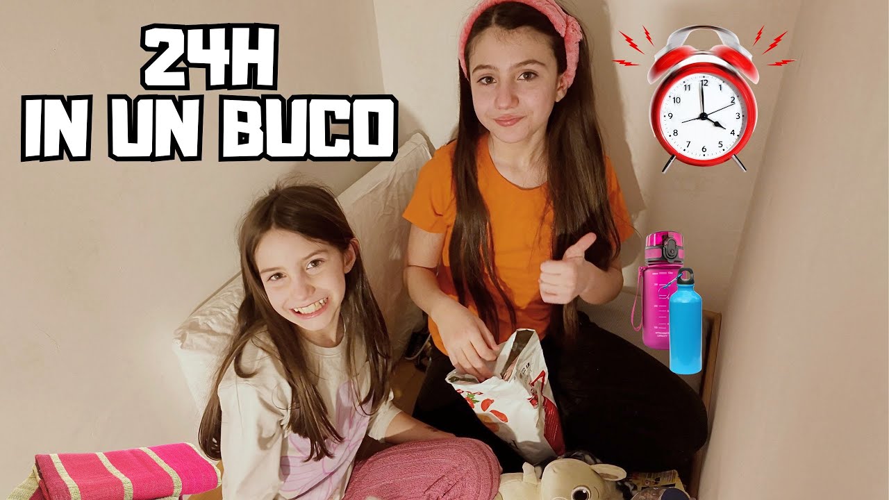 CHALLENGE 24H in un BUCO nella CABINA ARMADIO di ANASTASIA