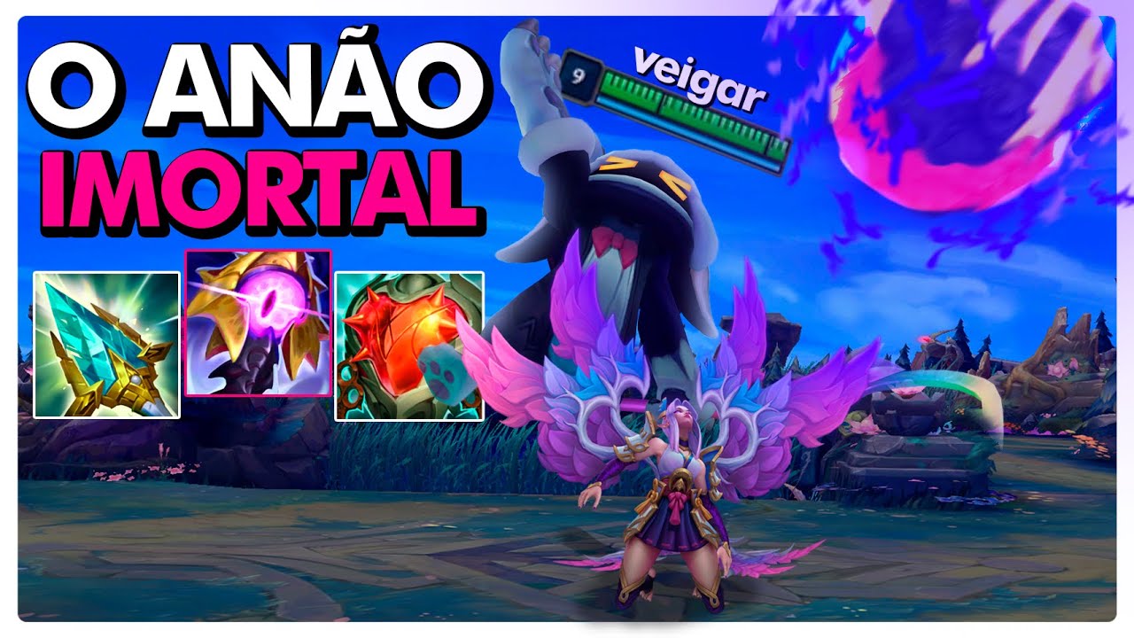 A Build MAIS FORTE de STATUS do LoL ! 5.000 de VIDA e 500 de AP ! - VEIGAR TOP TANK