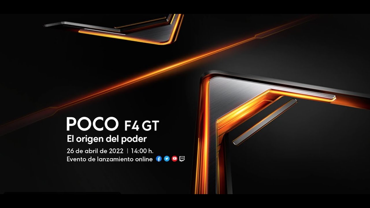Poco  F4 GT presentacion en vivo en Espanol